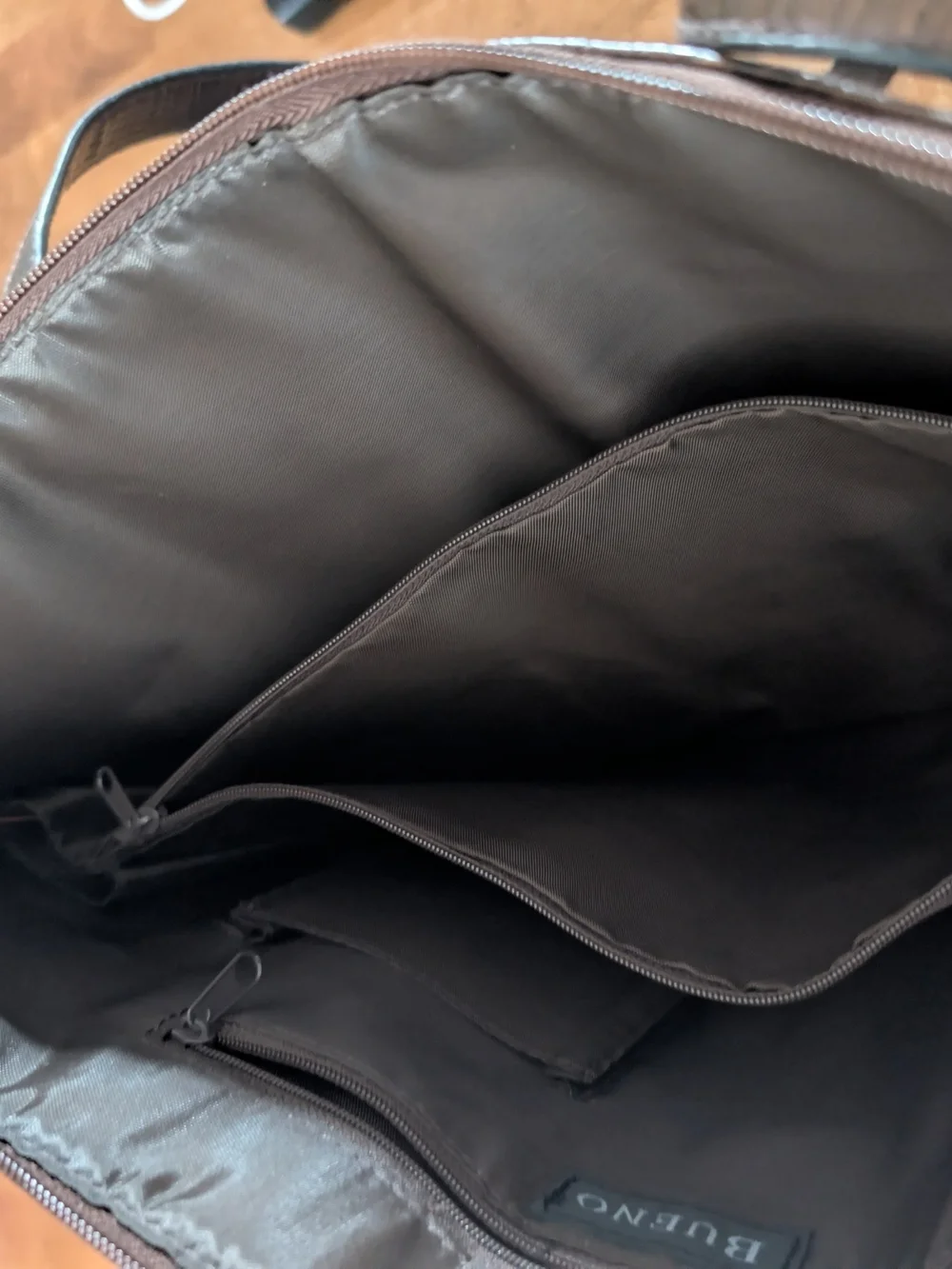 Bueno Brown Interior Organizer Tote